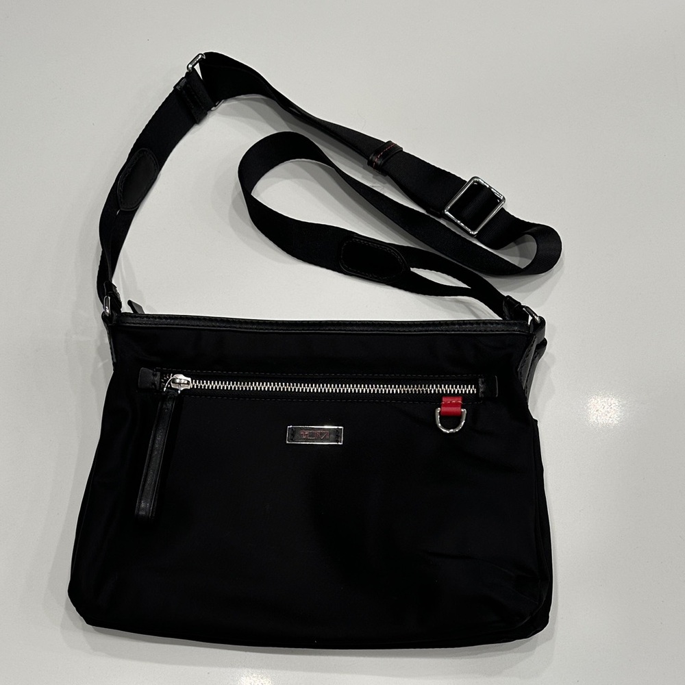 Tumi Black nylon Unisex Crossbody Bag